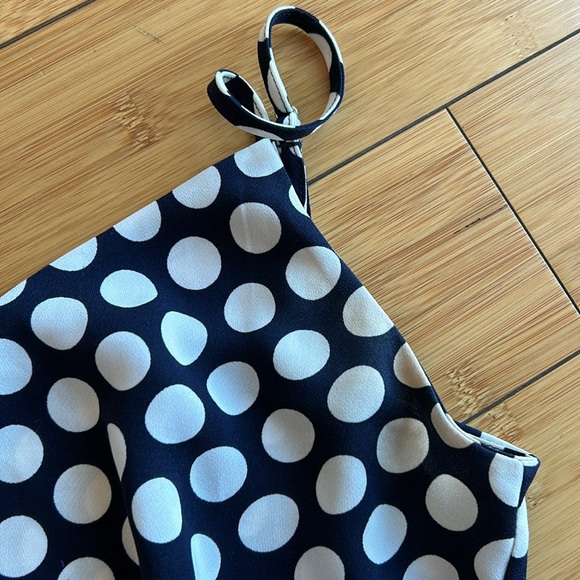 J crew Spaghetti Polka Top - Picture 2 of 4